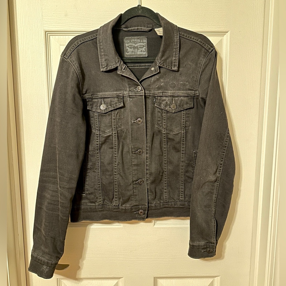 Levi’s Washed Black Denim Jacket